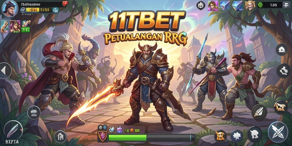 Tampilan gameplay RPG yang menegangkan dalam 11TBET.