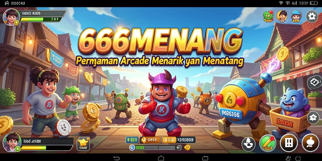 Screenshot 666MENANG menampilkan gameplay seru dan karakter menarik.