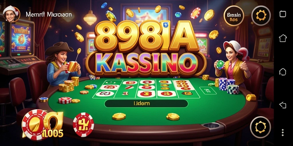 Tampilan gameplay seru dari aplikasi Kasino 898A.