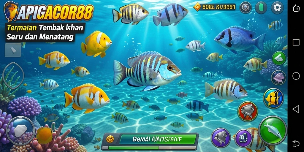 Gameplay seru Tembak Ikan di APIGACOR88.