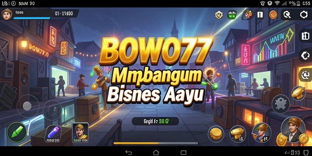 Screenshot BOWO77 menampilkan pemain yang sedang mengelola bisnis dengan baik.