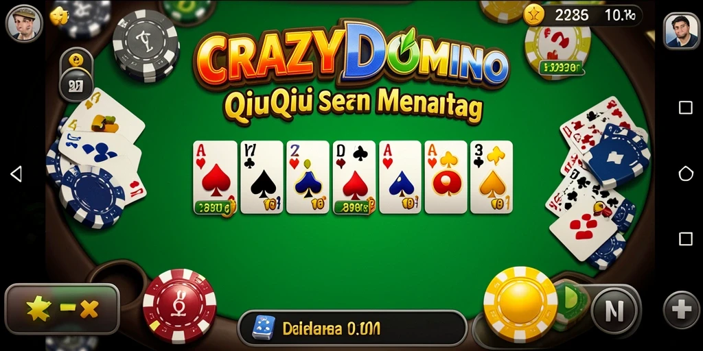 Screenshot gameplay QiuQiu yang menampilkan keseruan permainan