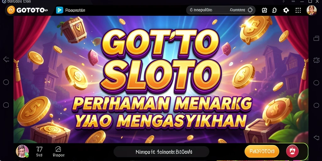 Tampilan gameplay GOTOTO yang menarik dan penuh warna.