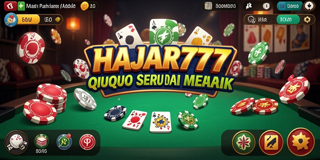 Tampilan gameplay QiuQiu yang menegangkan di HAJAR777.