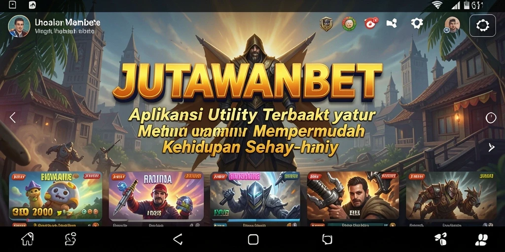 Screenshot JUTAWANBET menampilkan fitur pengingat dan analisis keuangan.