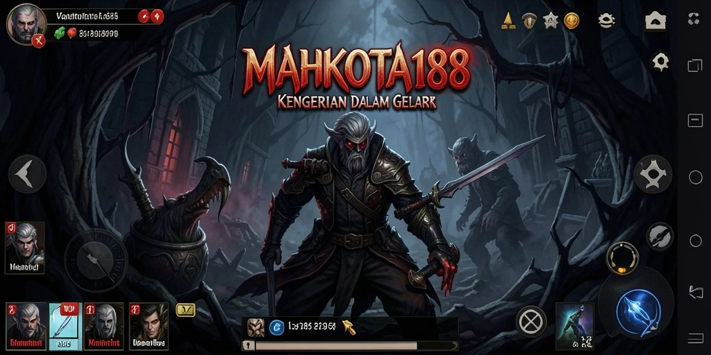 Tampilan gameplay menegangkan di dalam MAHKOTA188.
