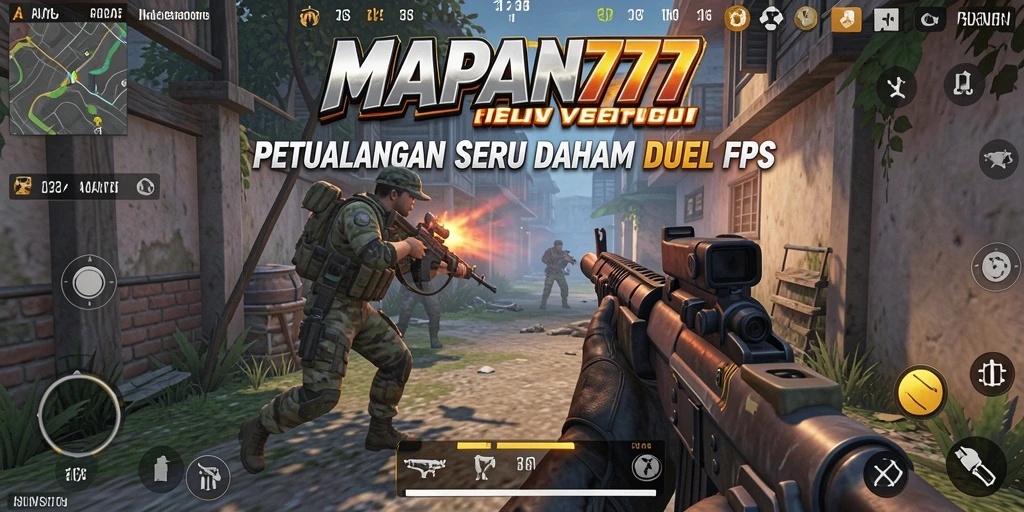 Gameplay mendebarkan di MAPAN777, aksi FPS yang seru.