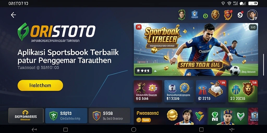 Tampilan gameplay taruhan olahraga di ORISTOTO yang menarik.