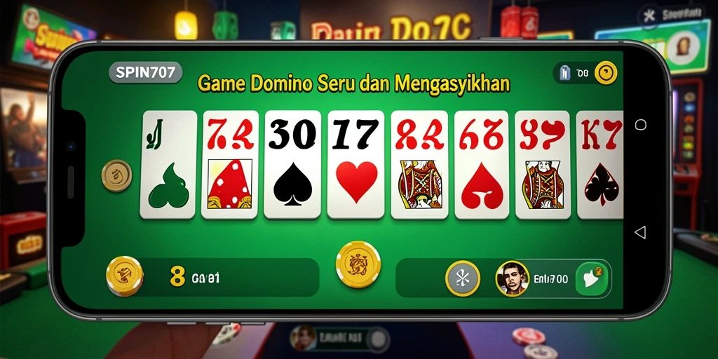 Screenshot gameplay SPIN707 dengan grafik menawan dalam permainan Domino.